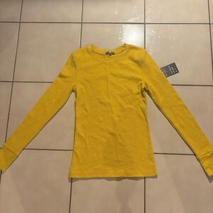 Yellow Long Sleeve Shirt